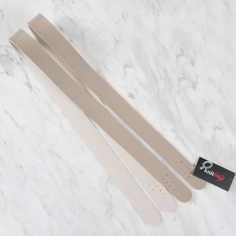 Knitme Spor Dikişli Çanta Askısı 75X2,5 cm Bej BA-0006